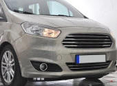 Ford Courier Krom için Ön Tampon Çıta 2 Parça 2014-2017 - 2