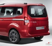 Ford Courier Krom için Sürgülü Kapı Çıta 2 Parça 2014 Üzeri - 1