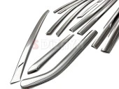 Ford Focus 3 için Sedan Krom Cam Çerçevesi 16 Parça 2011-2018 thumbnail 3