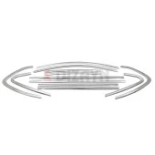Opel Astra J için Sedan Krom Cam Çerçeve Seti 12 Parça 2012 Üzeri (Bütün-Formlu) - 2
