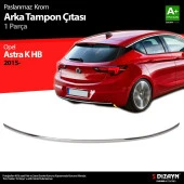 Opel Astra K için Hatchback Krom Arka Tampon Çıta 2015 Üzeri thumbnail 1
