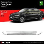 Peugeot 301 Krom için Cam Çıtası 6 Parça. 2012 Üzeri - 1