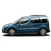 Peugeot Partner Tepee için Krom Cam Çıtası 2 Parça 2008-2018 - 1