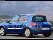 Renault Megane 2 için Krom Yan Kapı Çıtası 4 Parça 2004-2005 thumbnail 1