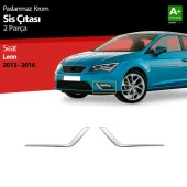 Seat Leon Krom için Sis Farı Çerçevesi 2 Parça. 2013-2016 thumbnail 1