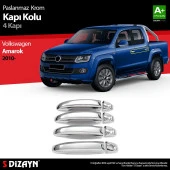 Volkswagen Amarok Krom için Kapı Kolu 4 Kapı 2010 Model Üzeri thumbnail 4