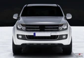 Volkswagen Amarok Krom için Ön Tampon Çıta U Parça 2010 Model Üzeri - 1