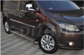 Volkswagen Caddy Maxi için Krom Yan Kapı Çıtası 4 Parça 2007-2010 - 1