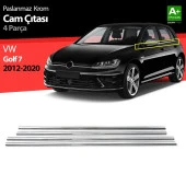 Volkswagen Golf 7 için Krom Cam Çıtası 4 Parça 2013-2020 - 1