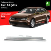 Volkswagen Jetta Krom için Cam Çıta 6 Parça 2011 Üzeri - 1