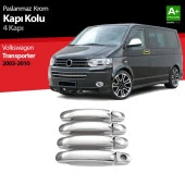 Volkswagen T5 Transporter için Krom Kapı Kolu 4 Kapı 2003-2010 thumbnail 1