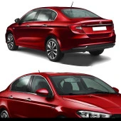 Fiat Egea Sedan için Krom Cam Çıtası 4 Parça. 2015 Üzeri - 3