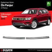 Volkswagen Tiguan Krom için Ön Panjur 2 Parça. 2016-2020 - 1