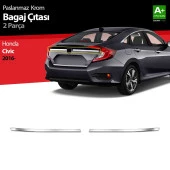 Honda Civic Krom için Bagaj Çıtası 2 Parça 2016 Üzeri thumbnail 1