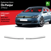 Volkswagen Golf 7 için Krom Ön Panjur 2 Parça. Highline 2013-2017 - 1