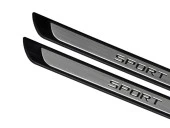 Fiat Doblo Krom için Kapı Eşik Koruması Sport Line 2006-2010 2 Parça thumbnail 2