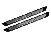 Volkswagen Caddy Maxi için Life Krom Kapı Eşik Koruması Exclusive Line 2007-2015 2 Parça - 1