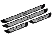 Seat İbiza 4 için St Krom Kapı Eşik Koruması Sport Line 2010-2012 4 Parça thumbnail 3