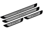 Volkswagen Jetta 5 için Krom Kapı Eşik Koruması Sport Line 2005-2010 4 Parça thumbnail 3