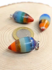 Çakra 7li Pandül - Kolye Ucu (45762) - 1