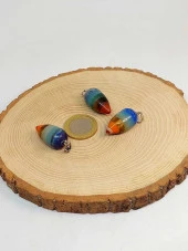 Çakra 7li Pandül - Kolye Ucu (45762) - 2