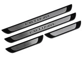 Hyundai Accent Era için Krom Kapı Eşik Koruması Exclusive Line 2006-2010 4 Parça - 1