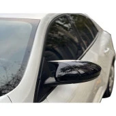 Renault Megane 3 için Hatchback 2016 Sonrası Batman Yarasa Ayna Kapağı (Piano Black) - 1