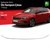 Fiat Egea Hatchback için Krom Ön Tampon Çıtası 2020 Üzeri (Mat Krom) - 1