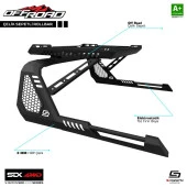 Sedan 4Wd Off için Road Nissan Navara 2 Sepetli Çelik Roll Bar V1 2005-2015 - 1