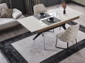 ELİZE AÇILIR YEMEK MASASI+6 SANDALYE - 3