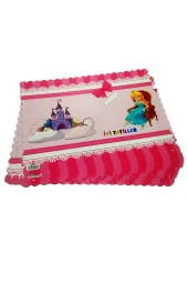 Karne Kabı - Karne Kılıfı PRENSES VE ŞATO  Modeli (20Ad.) - 1