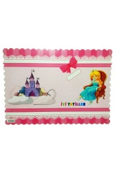 Karne Kabı - Karne Kılıfı PRENSES VE ŞATO  Modeli (20Ad.) - 2