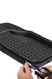 Toyota Carina 3D için Havuzlu Sahler Universal Paspas Mat Siyah thumbnail 2