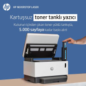 HP Neverstop Laser MFP 1200w Fotokopi Tarayıcı Wifi Airprint Doldurulabilir Tanklı Lazer Yazıcı 4RY26A - 1