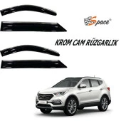 Krom Cam Rüzgarlığı Hyundai Ix35 2018-2021 için / Caru414 thumbnail 1