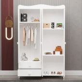 Garaj Home Yıldız 4 Kapaklı 2 Çekmeceli Dolap - Uykucu thumbnail 2