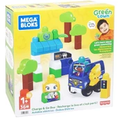 Mega Bloks Doğa Dostu Otobüs Seti, yürüme çağındaki çocuklar için yapı oyuncakları HDX90 - 1