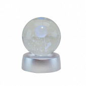 Cam Küre Işıklı Renk Değiştiren Küre Aya Çıkan Astronot - 2