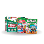 UconeX Taş/Kabuk /Maske Boyama Üçlü Eğitici Hobi Set - 1