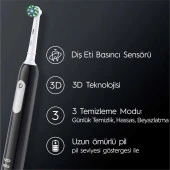 Oral-B Pro Series 1 İkili Paket, Siyah ve Mavi e 2 Diş Fırçası Başlığı, Brau - 2
