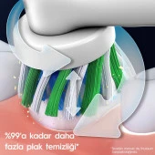 Oral-B Pro Series 1 İkili Paket, Siyah ve Mavi e 2 Diş Fırçası Başlığı, Brau - 3