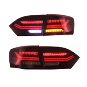 AUTOGP Vw jetta stop lambası ledli audi dizayn kırmızı 2011 / 2014 - 2