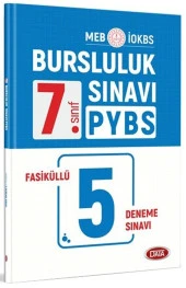 7. Sınıf PYBS İOKBS Bursluluk Sınavı 5 Fasiküllü Deneme Sınavı Data Yayınları - 1