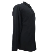 siyah Erkek Büyük Beden Uzun Kol Klasik Gömlek - 2