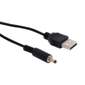POWERMASTER USB KALIN 3.5*1.35 UÇLU ADAPTÖR 1 METRE JACKLI KABLO - 1