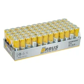 Orbus KLRORB-LR06-4B 1.5V AA 60 Adet 4'Lü Paket Alkalin Kalem Pil - 3
