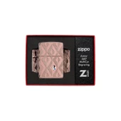 Zippo Çakmak 49702 Armor Geometric Diamond Pattern Design - 5
