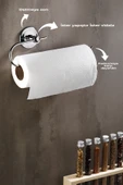 Yapışkanlı Solo Havlu Kağıdı Asacağı Solo Havluluk Krom S-110                    KASA - 20 - 3