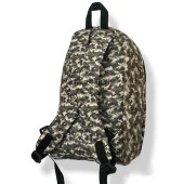 Balp Modern Tasarım Askeri Desenli Bej Renk Hem Sırt Hem Laptop Çantası - 3