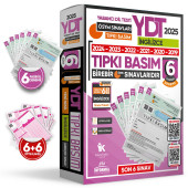 2025 YKS YDT İngilizce ÖSYM Çıkmış Soru Tıpkı Basım 6lı Deneme Paketi Türkiye Geneli Video Çözümlü - 2
